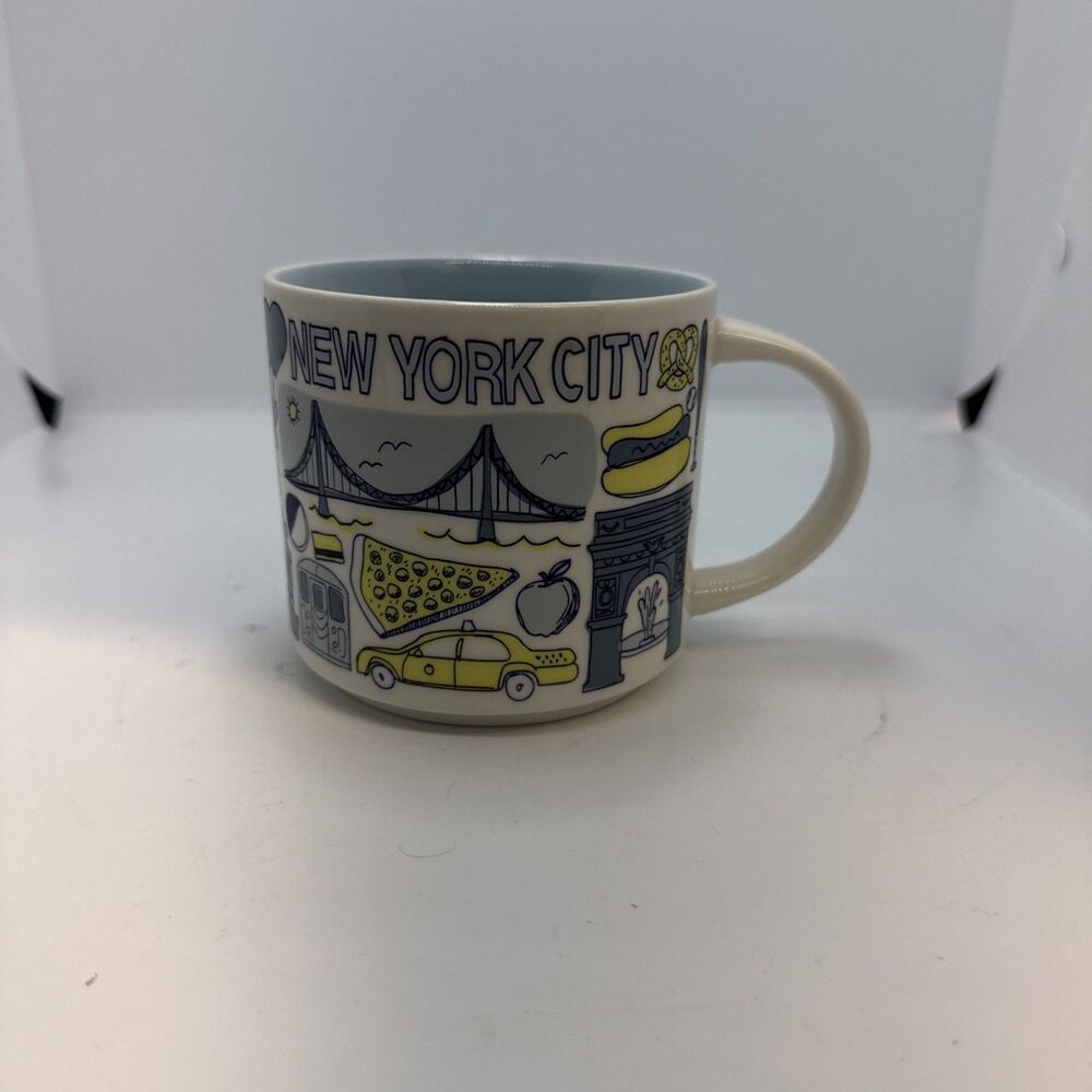 Starbucks New York City BEEN THERE SERIES 14 Oz Collectible Coffee Cup Mug